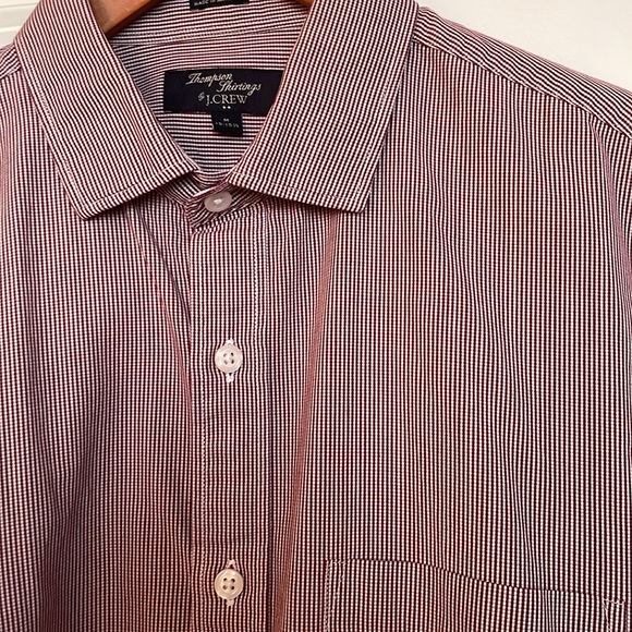 J Crew mean 80’s 2-ply medium 15-15 1/2 Button Down Shirt - Picture 5 of 5